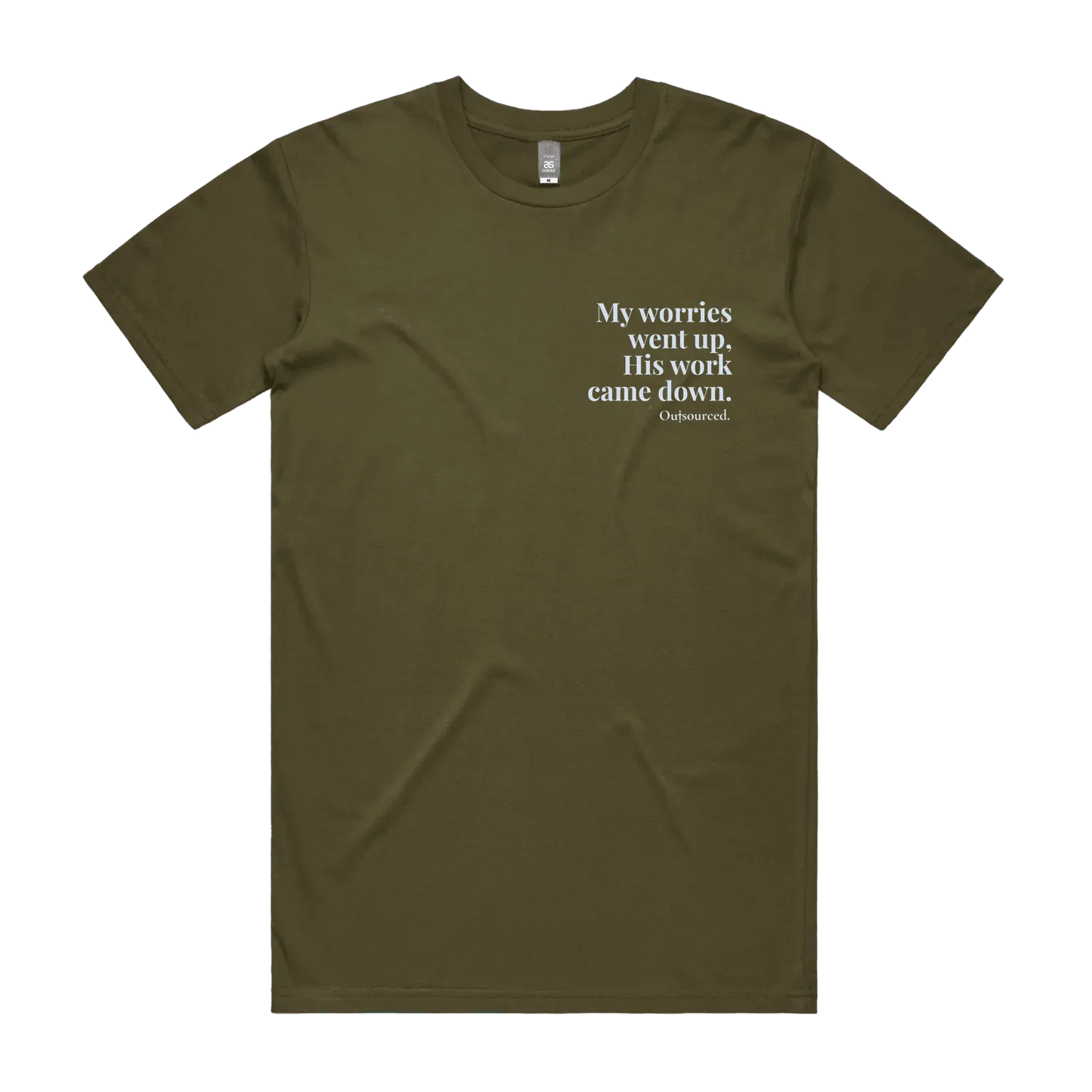 Army front flat lay